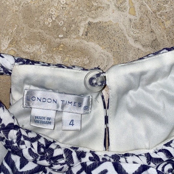 Braided Neck Dress with multi color tribal pattern - 4 - Picture 2 of 7